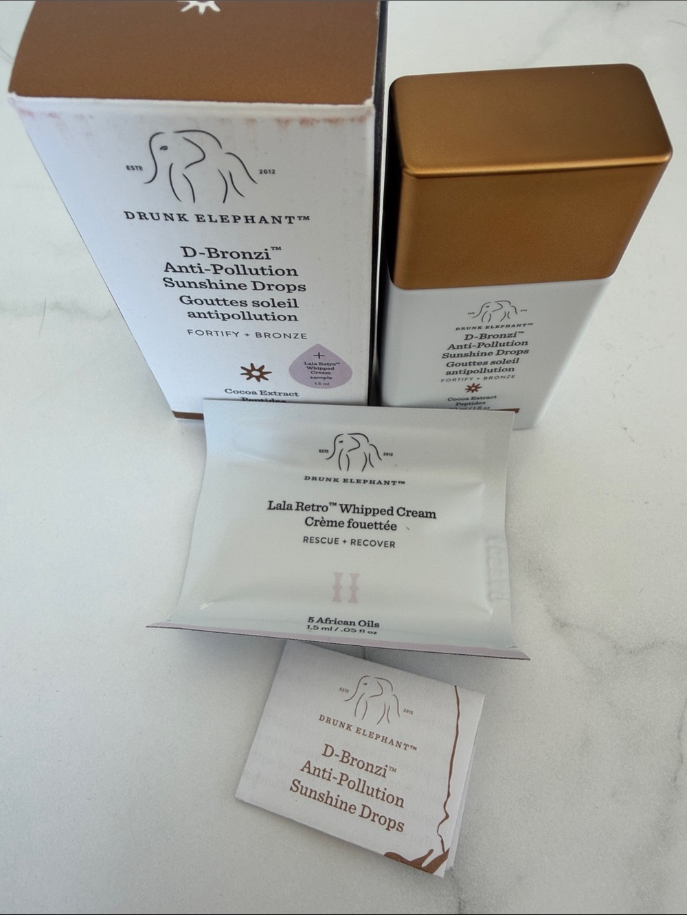 Drunk Elephant D-Bronzi Anti-Pollution Sunshine Drops - Full size NIB - Picture 2 of 6